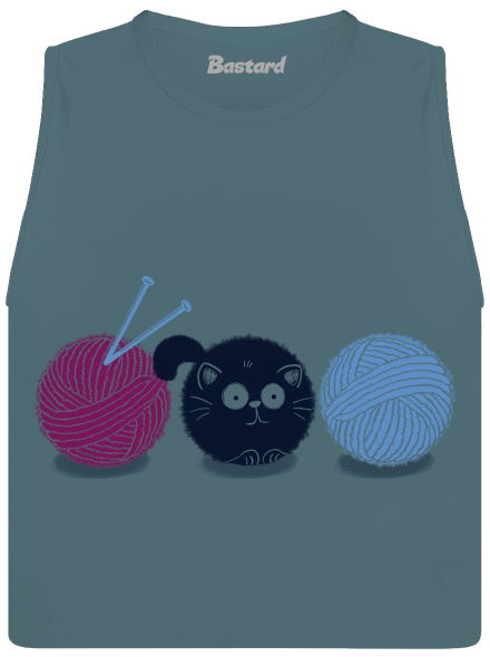 Macska női bővített trikó Heather Deep Teal
