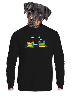 Castle Conquest  unisex crewneck Black