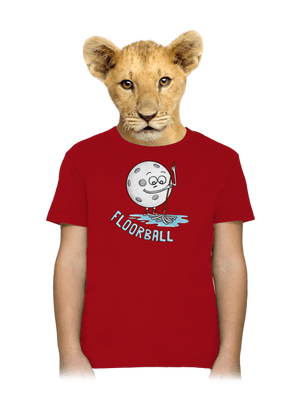 Floorball gyerek póló Red