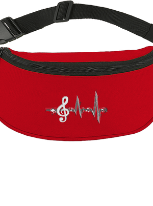 A zene az életem övtáska Red