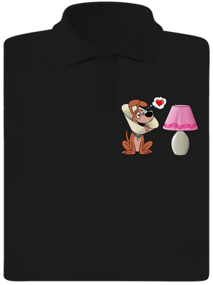 Szerelmes kutya férfi pólóingek Black