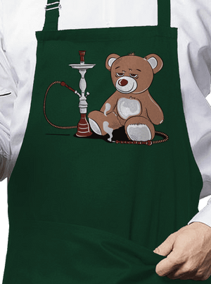 Vízipipa kötény Bottle Green