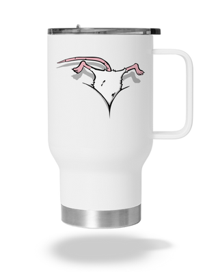 Egér a dekoltázsban termosz bögre White