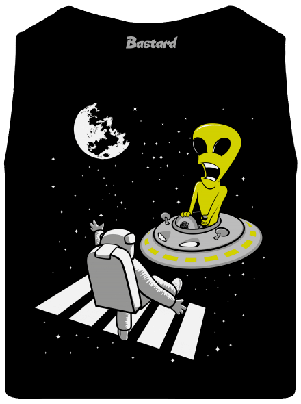 UFO crosswalk férfi trikó Black