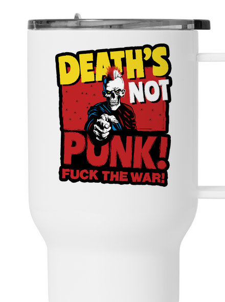 Death's not punk termosz bögre White
