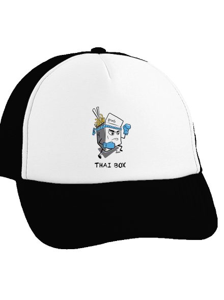 Thai box teherautós sapka Black cap