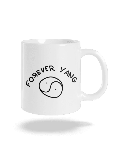Forever Yang hagyományos bögre White