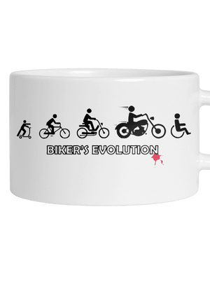 Bikers evolution macaron bögre White