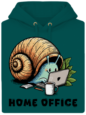 Sneka home office unisex prémium pulóver Emerald Green