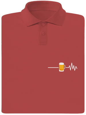 Beer help férfi pólóingek Burgundy