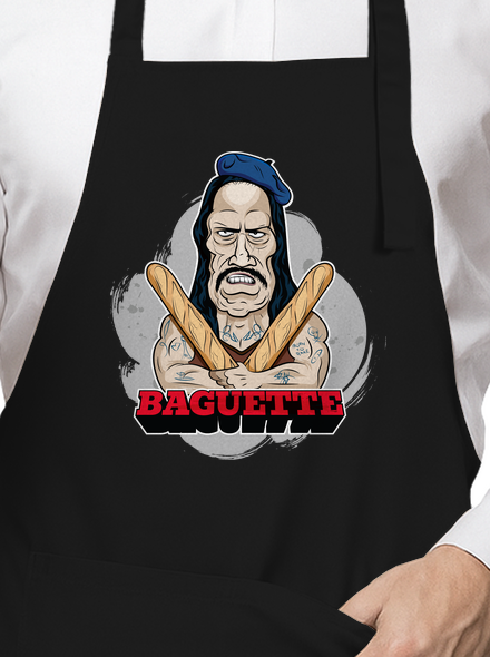 Baguette kötény Black