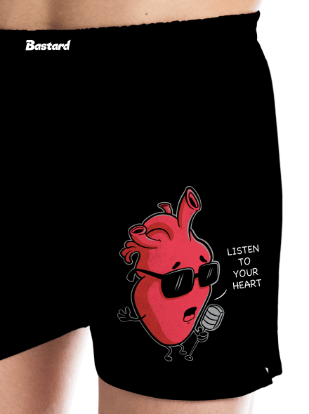 Listen to your heart férfi alsó nadrág Black