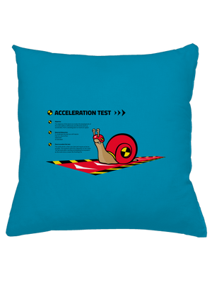 Snail test párna Blue Turquoise