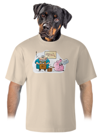 unisex túlméretezett póló