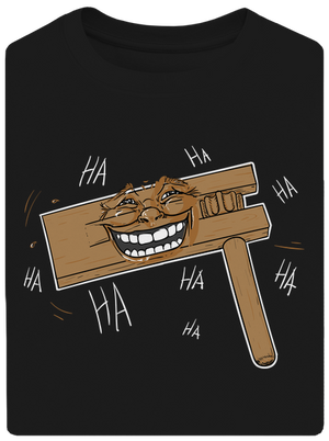 Racsnis unisex túlméretezett póló Black