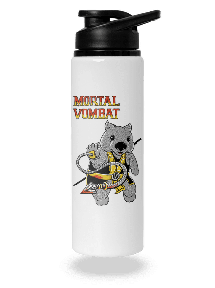 Mortal Vombat kulacs White