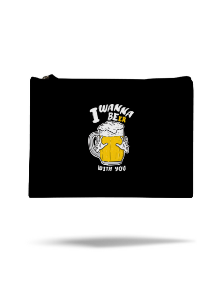 I wanna beer kis táska Black