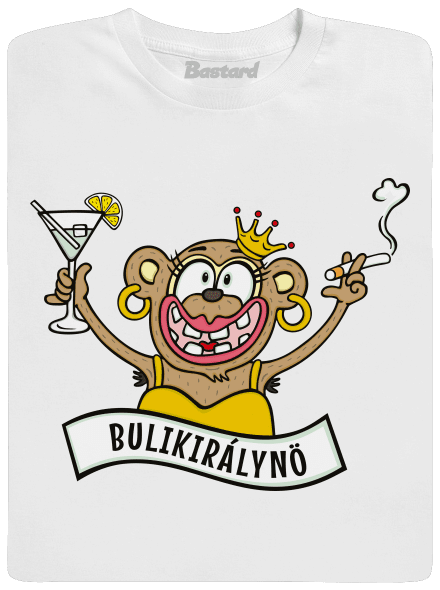 Bulikirálynő férfi hosszú ujjú póló White