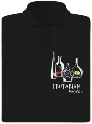 Frutarián férfi pólóingek Black