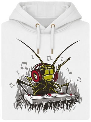 DJ tücsök unisex prémium pulóver Snowwhite