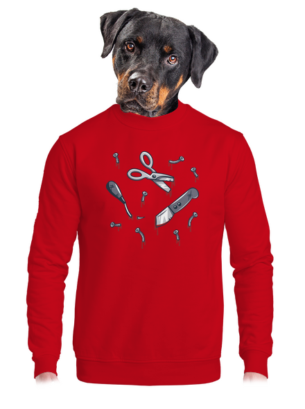 Halloween unisex crewneck Red