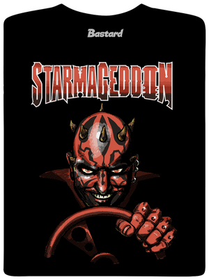 Starmageddon férfi hosszú ujjú póló Black