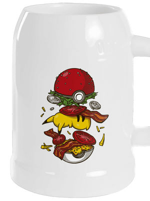 Pokémon burger söröskorsó White