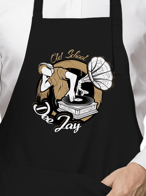 Old School DJ kötény Black