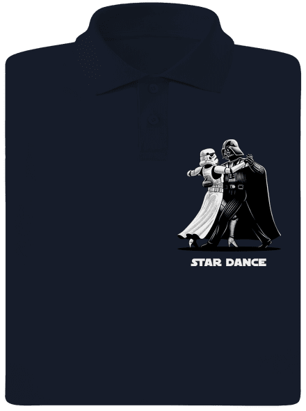 Star dance férfi pólóingek Navy Mal