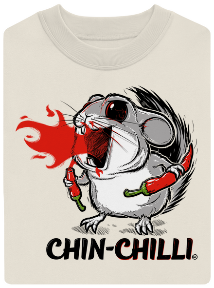 Chinchilli unisex crewneck Off White