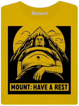 Mount have a rest női póló Yellow