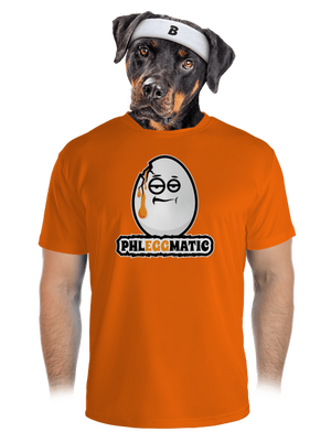 Phleggmatic férfi sportpóló Neon Orange