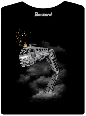 Snake Train prémium női póló Black