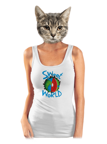 Sweet world klasszikus női trikó White