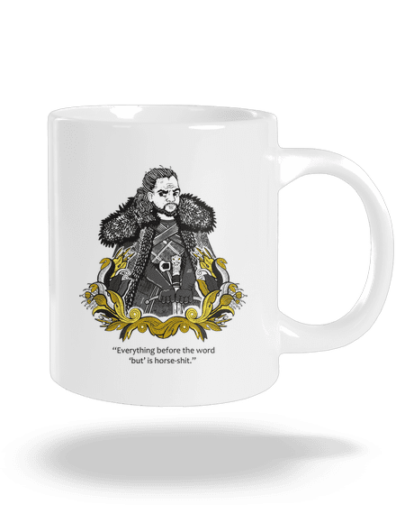 Jon Snow nagy bögre White