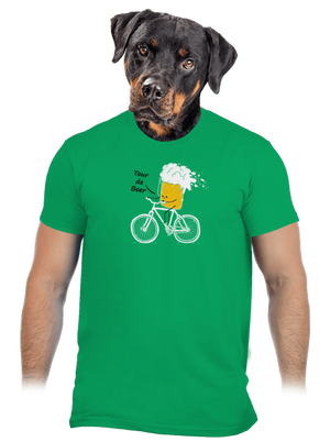 Tour de beer férfi póló Kelly Green