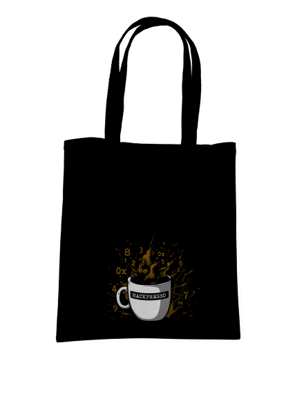 Hackpresso  táska Black