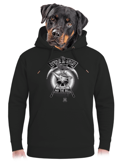 Party is over unisex prémium pulóver Dark Black