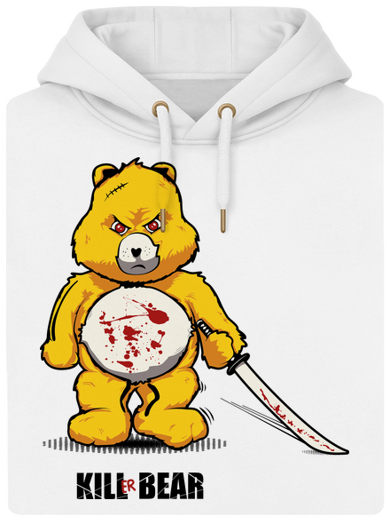 Killer bear unisex prémium pulóver Snowwhite