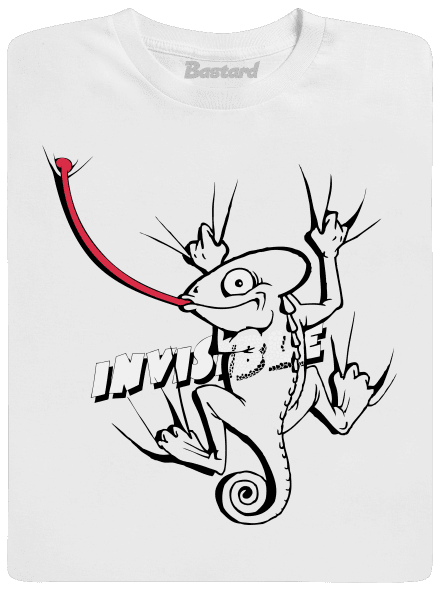 Invisible chameleon férfi hosszú ujjú póló White