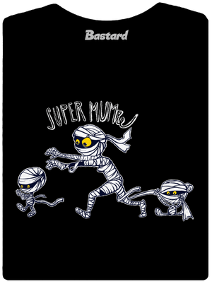 Super mumie prémium női póló Black