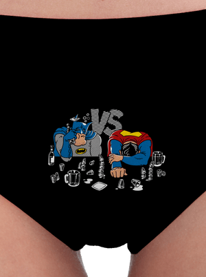 A szuperhősök harca női bugyik Black