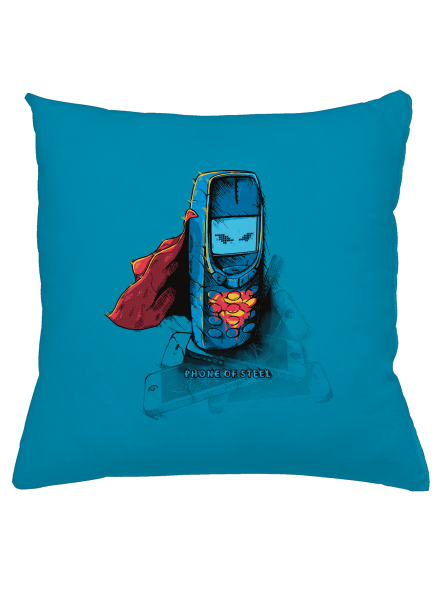Mobiltelefon acélból párna Blue Turquoise