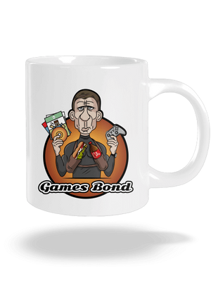 Games Bond nagy bögre White