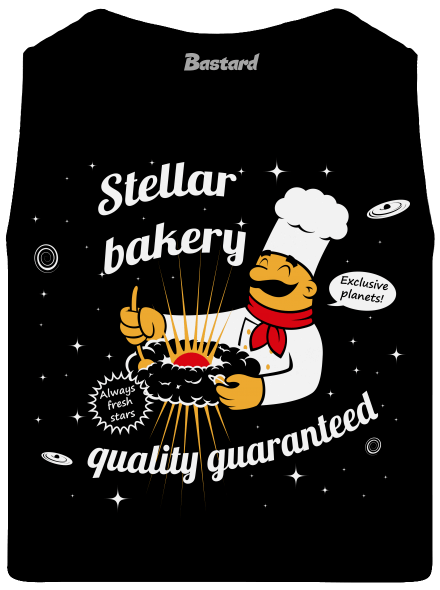 Stellar bakery férfi trikó Black