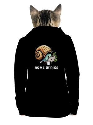 Sneka home office cipzáras női pulóver Black