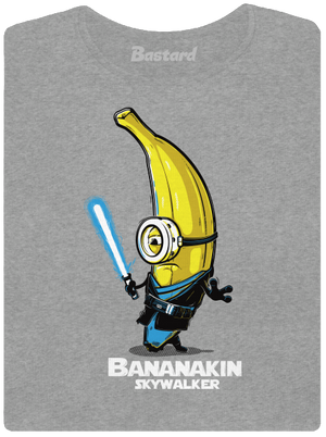 Bananakin Skywalker női póló Dark Gray Melange