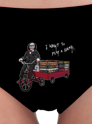 I want to play a game női bugyik Black