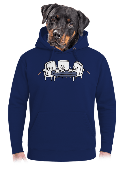 Elválaszthatatlan haverok unisex prémium pulóver Navy