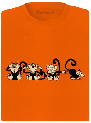 Majmok női sportpóló Neon Orange